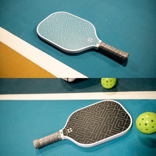 2 Player Pickleball Paddle Set with 3 Outdoor Balls & Backpack