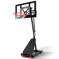 BACKYARD BLITZ Portable Adjustable Basketball Hoop with 40-Inch Backboard - Black, 5.5-10FT Height Range