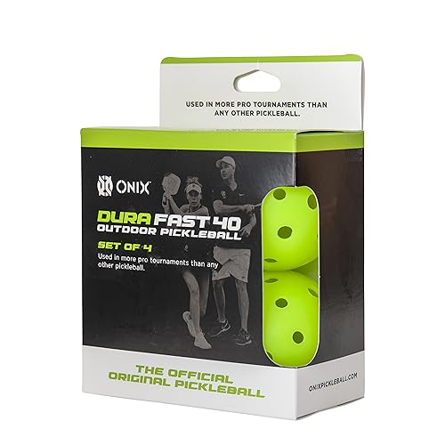 DURA Onix Fast 40 Outdoor Pickleballs – Neon