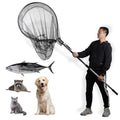 Dog Catch Net with Extendable Pole & LED Light for Wildlife Control