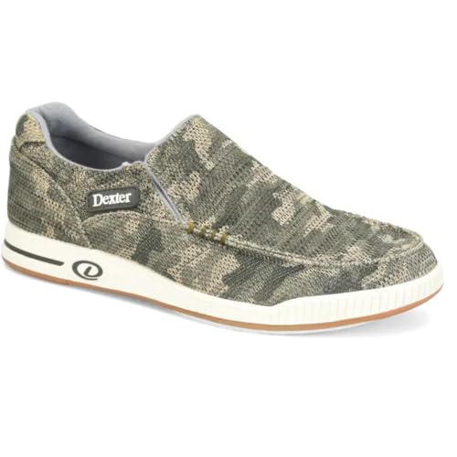 Dexter Men's Kam Camo Bowling Shoes - Universal Slide Soles, Athletic Fit, Lightweight, Left/Right Handed