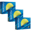 Maxfli SoftFli Golf Balls 36-Pack - Low Compression, Durable Yellow Golf Balls for Distance & Control
