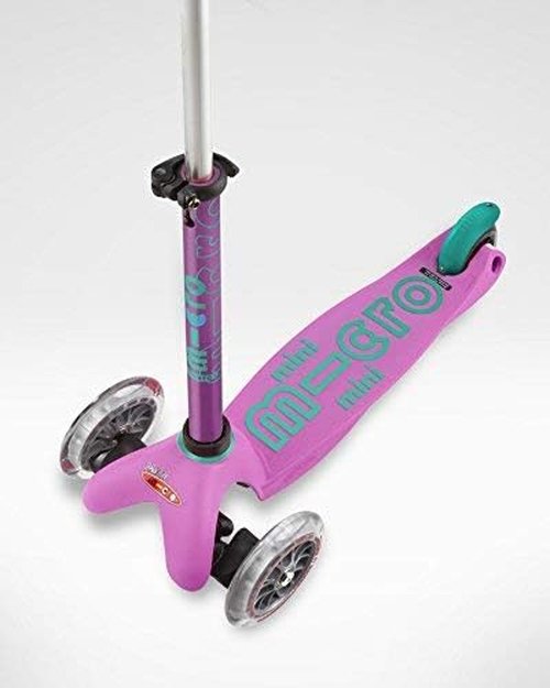 Micro Kickboard Mini Kids Scooter - Adjustable T-Bar, Lean-to-Steer Design | For Ages 2-5, Up to 110 lbs