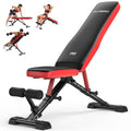 FLYBIRD C-FB299 Adjustable Weight Bench for Full Body Home Gym, Incline Flat Decline