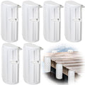 White 6 Pack Dock Bumper Fender for Boat Docking Protection, Marine Grade Vinyl