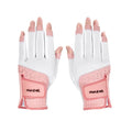 Women's Pink Open-Finger Golf Gloves Small Breathable Sweat-Absorbing Fit