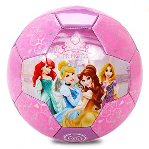 Mini Soccer Ball for Kids Size 3 Cartoon Outdoor Toy - Princess Variation