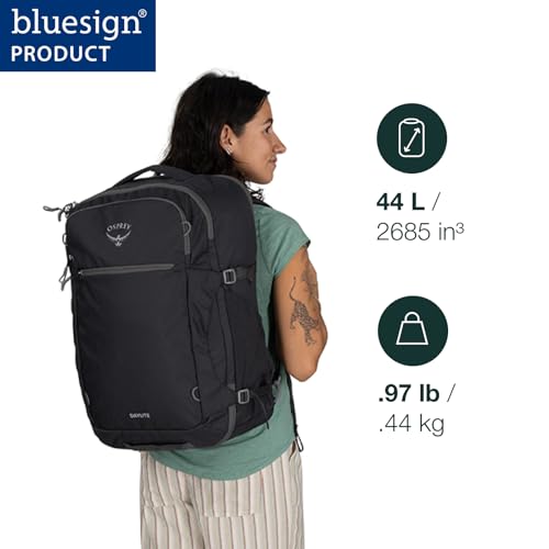 Osprey Daylite 44L Carry-On Travel Backpack - Black