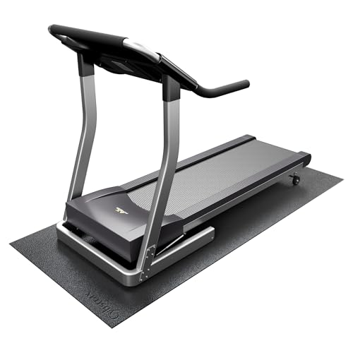 Cybstrax 90"L x 40"W x 0.2" Thick Exercise Equipment Mat for Bike, Treadmill, Yoga, Elliptical