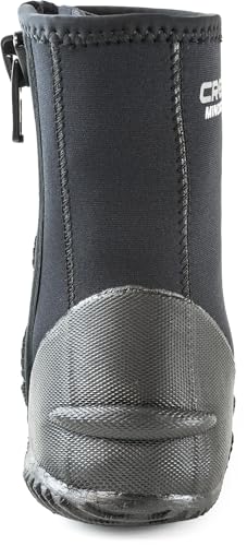 Neoprene Water Sports Boots - Anti-Slip Sole for Diving, Snorkeling, Rafting, Windsurfing - 8 Tall Black