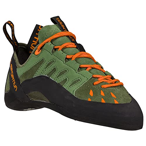 La Sportiva Men's Tarantulace Rock Climbing Shoes Olive/Tiger 10