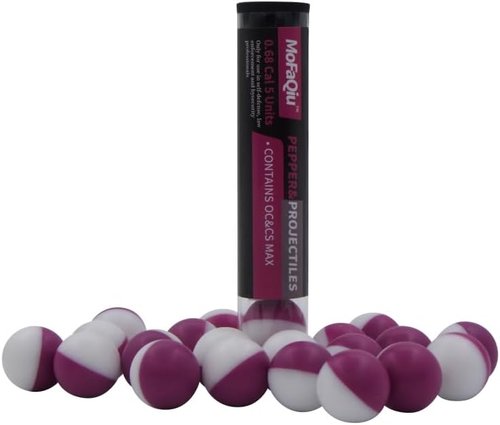 **OCandCS MAX 68 Cal Pepper Balls - Fracture Groove Design for Enhanced Performance | Ultrafine Powder**