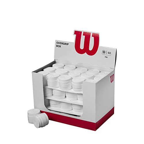 Wilson Pro Overgrip 60 Pack - Tennis Racket Grip Tape, Ultra-Thin & Tacky