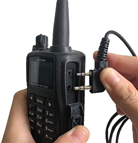 20 Pack Walkie Talkie Earpiece with Mic for Baofeng Retevis Kenwood Two-Way Radios