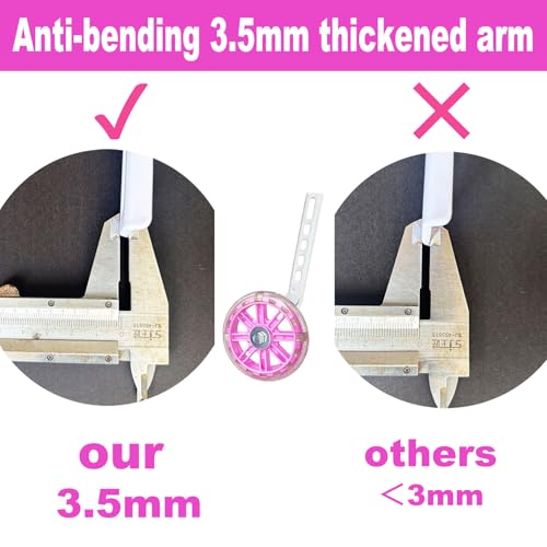 Training Wheels for Bikes 12-20 Inch - Pink Upgrade Edition