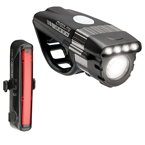 Cygolite Dash 600 Pro Bicycle Light with Taillight – 600 Lumens, USB Rechargeable, Waterproof, Compact Road & Commuter Bike Light