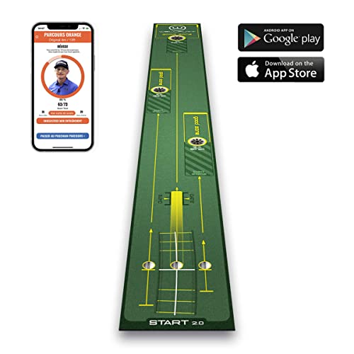 Wellputt 10ft Professional Golf Putting Mat for Indoor Practice