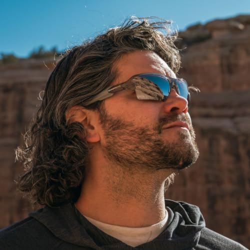 Shady Rays Talon Men’s Semi-Rimless Polarized Sport Sunglasses - Smoke Rose