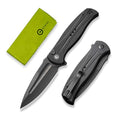 CIVIVI Indie Black Folding Pocket Knife 3.48" 14C28N Blade for Men