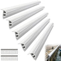 ORLANG 16.4FT Marine-Grade PVC Dock Fenders with Stainless Steel Screws - White