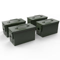 50 Cal Metal Ammo Can Waterproof & Airtight Storage - Blackish Green, HARDROCK