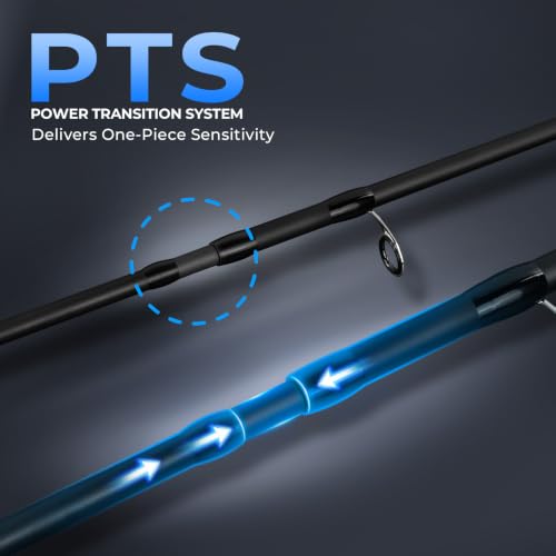 KastKing Spartacus II Plus Twin-Tip Spinning & Casting Fishing Rod & Reel Combo 6'6" M with 2000 Reel