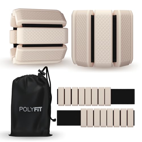 Polyfit Wrist & Ankle Weights - Sand, Adjustable Workout Weights for Yoga & Pilates