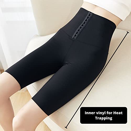 Nano Hertz Sauna Sweat Shapewear Shorts - Above Knee XX-Large Workout Waist Trainer for Women