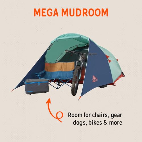 Kelty Rumpus 4/6 Person Freestanding Tent with Extra Large Vestibule - Family & Festival Camping