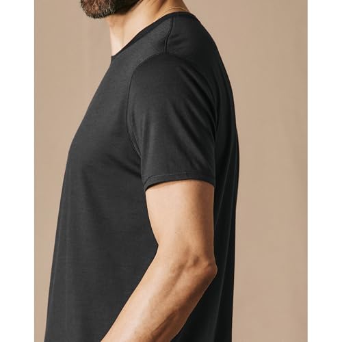 Men's Merino Wool Travel T-Shirt - Odor-Resistant, 72-Hour Wear