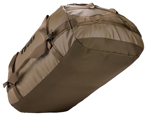 70L Weather-Resistant Duffel Bag - Khaki, Converts to Backpack, Travel Ready