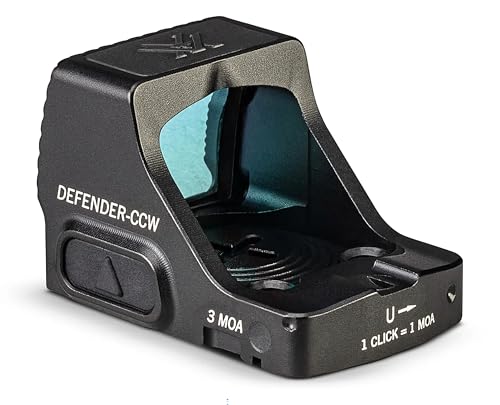 Vortex Defender-CCW Micro Red Dot Sight 3 MOA Green Dot Black Compact
