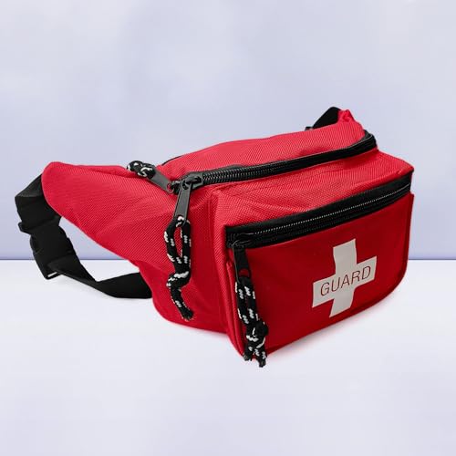 First Aid Waist Pack - Compact Emergency Fanny Pack with Multiple Pockets