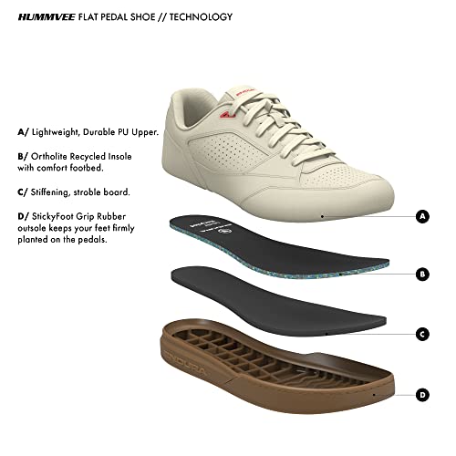 Endura Unisex Mountain Cycling Flat Pedal Shoe - Pebble / 10