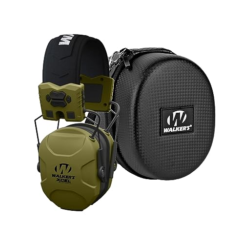 Walker’s XCEL 500BT Digital Electronic Earmuffs Bundle - Od Green