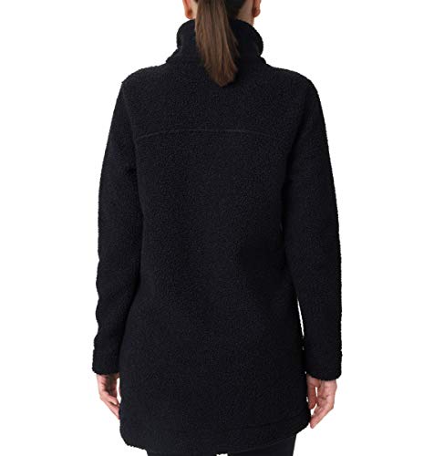 Columbia X-Small Black Panorama Sherpa Long Jacket - Cozy Winter Coat