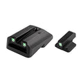 TRUGLO Tritium Handgun Sight Set for 1911 - Front 0.260 & Rear 0.450 Inches, Night & Day Visibility