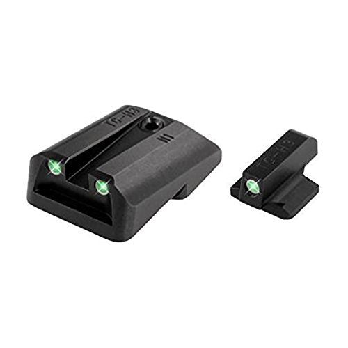 TRUGLO Tritium Handgun Sight Set for 1911 - Front 0.260 & Rear 0.450 Inches, Night & Day Visibility