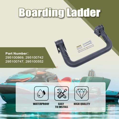 Boat Boarding Ladder for Sea-Doo RXT GTX Wake Pro 2018-2025, GTR GTS