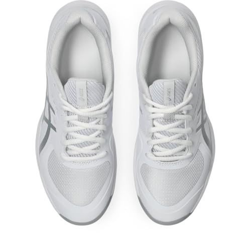 ASICS Women's Game FlyteFoam Tennis Shoes White/Pure Silver Size 8