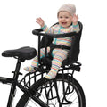 Kids Bicycle Seat with Reflective Tape, Safety Belt & Soft Cushion for Ages 18 Months to 8 Years