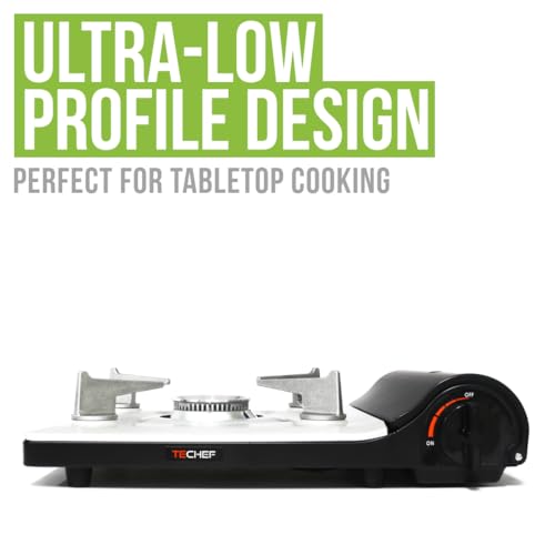 Portable Butane Gas Stove Burner - Slim Design Camping Stove Made in Korea