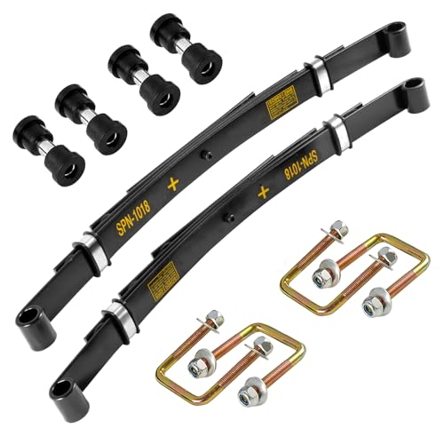 Golf Cart Rear Leaf Spring Kit for EZGO TXT 1994-2009 Heavy Duty 4-Leaf Replacement