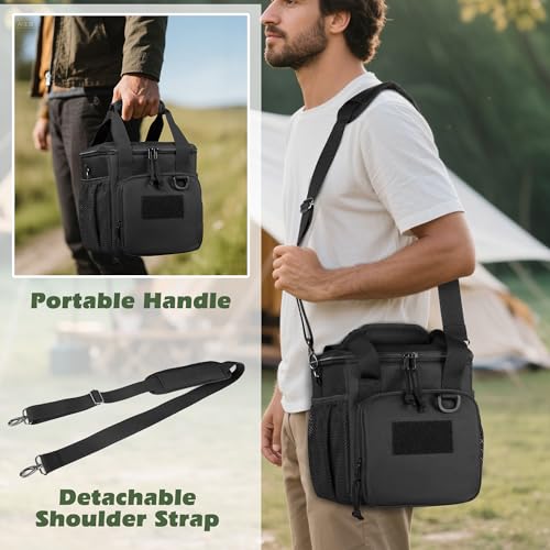 Propane Tank Storage Bag Holds 4 Mini 1LB Gas Tanks Camping Gear