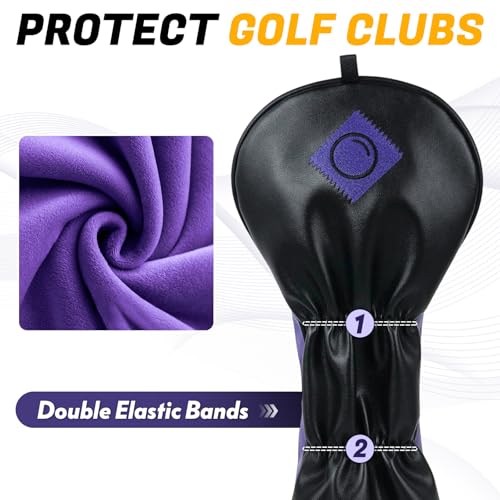 Golf Headcovers for Drivers - Funny Golf Club Cover with PU Leather - Driver Variation