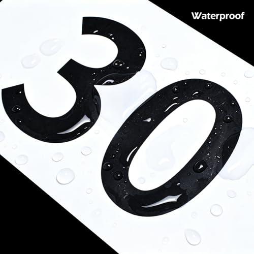 TRIWONDER Race Bibs with Safety Pins, Large 4x7 Inch Numbers 1-500, Black & White