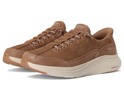 Skechers Women's Cozy Fit Slip-On Shoes - Chestnut 8.5