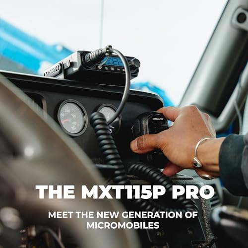 Midland MXT115 PRO 15W GMRS Two-Way Radio - Mobile Communication Device