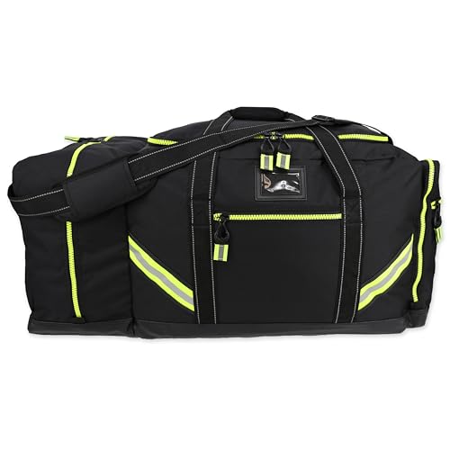 Lightning X Firefighter Turnout Gear Bag 3XL - Customizable Black Step-In Bag