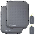 XL Inflatable Seat Cushion 2 Pack Grey - Portable, Self-Inflating Support